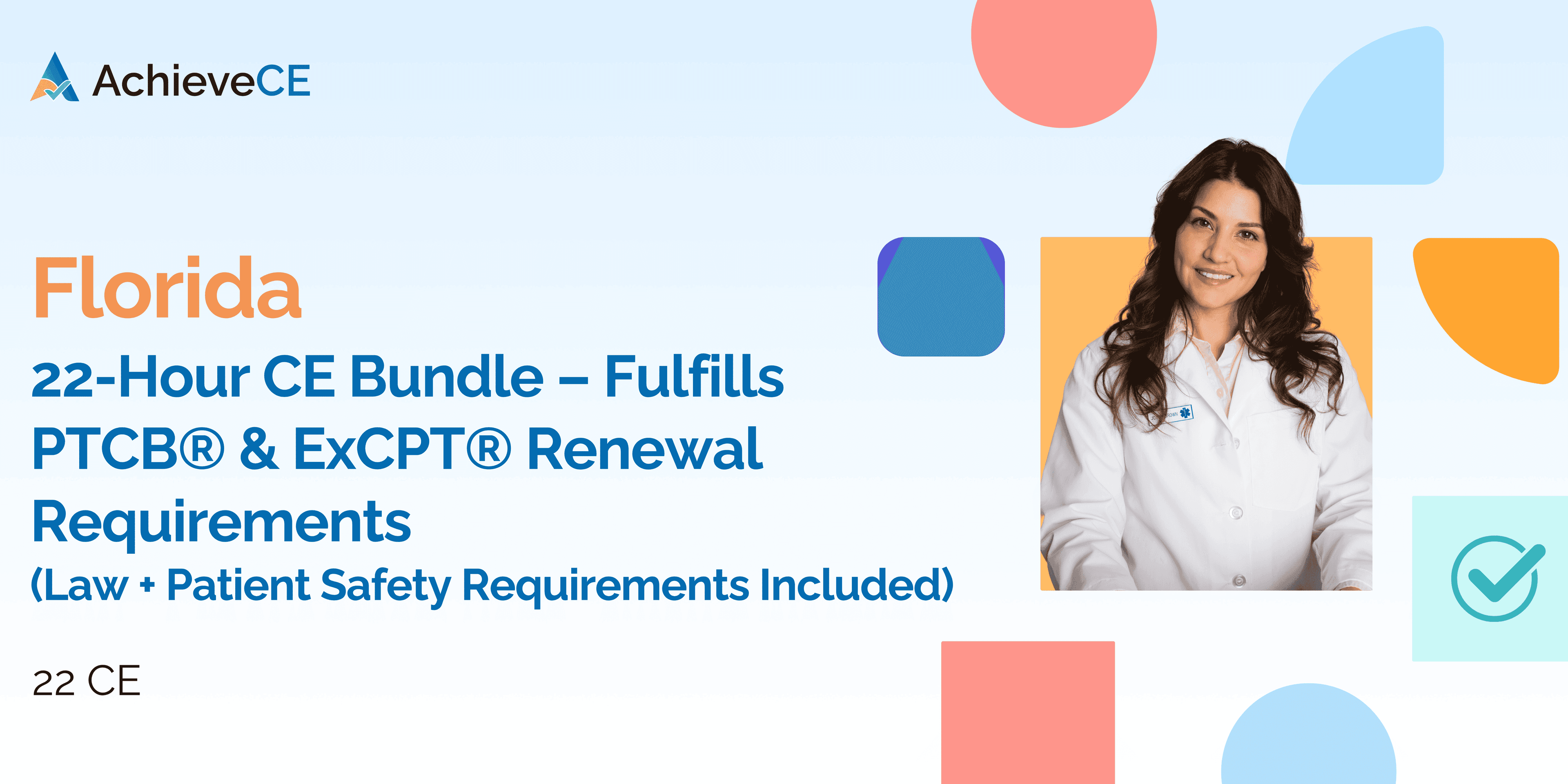 Florida Pharmacy Technician Online CE Package - ACPE Accredited