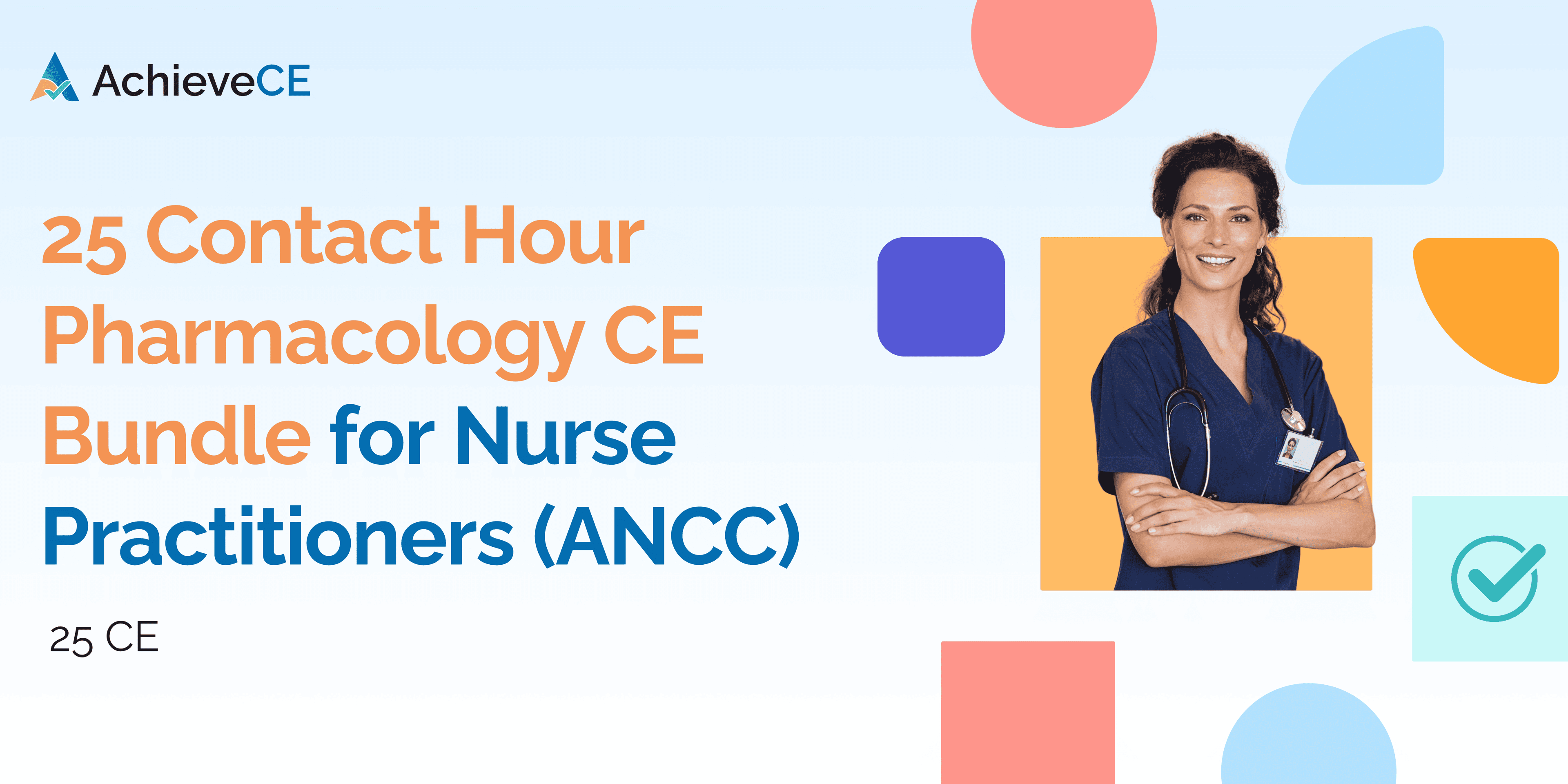 Image of 25 Contact Hour Pharmacology CE Bundle for Nurse Practitioners (ANCC)